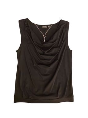 170.MEXX. Beautiful draped neck top.